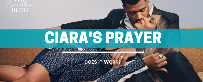 Ciara prayed when she was seeking God